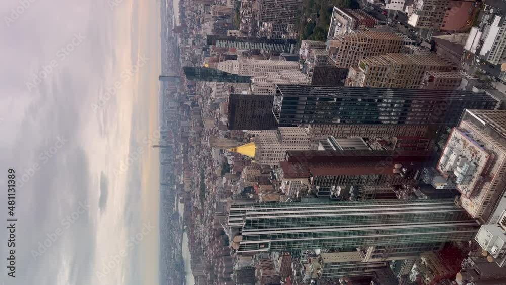 Aerial view of midtown and downtown Manhattan in New York USA. Hudson River. Aerial view of midtown and downtown Manhattan in New York USA. Hudson River.