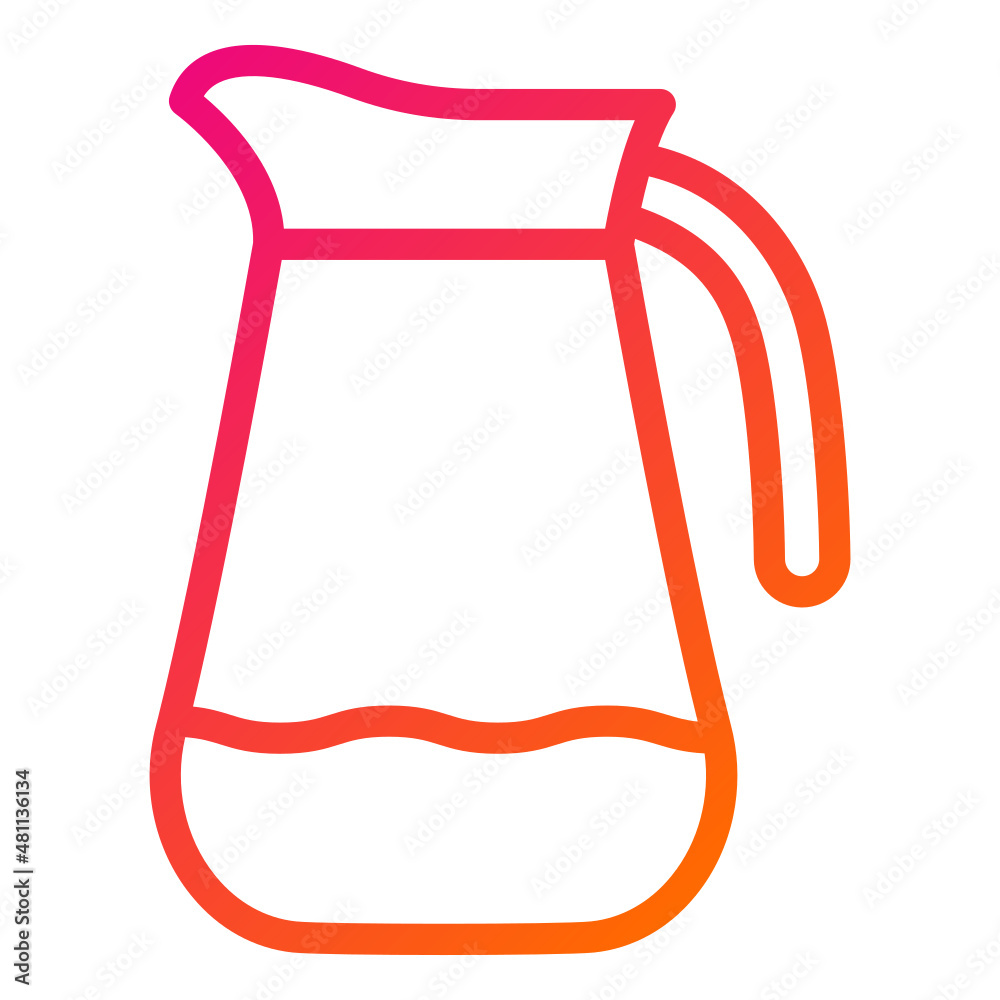 Jug Vector Icon Design Illustration Jug Vector Icon Design Illustration