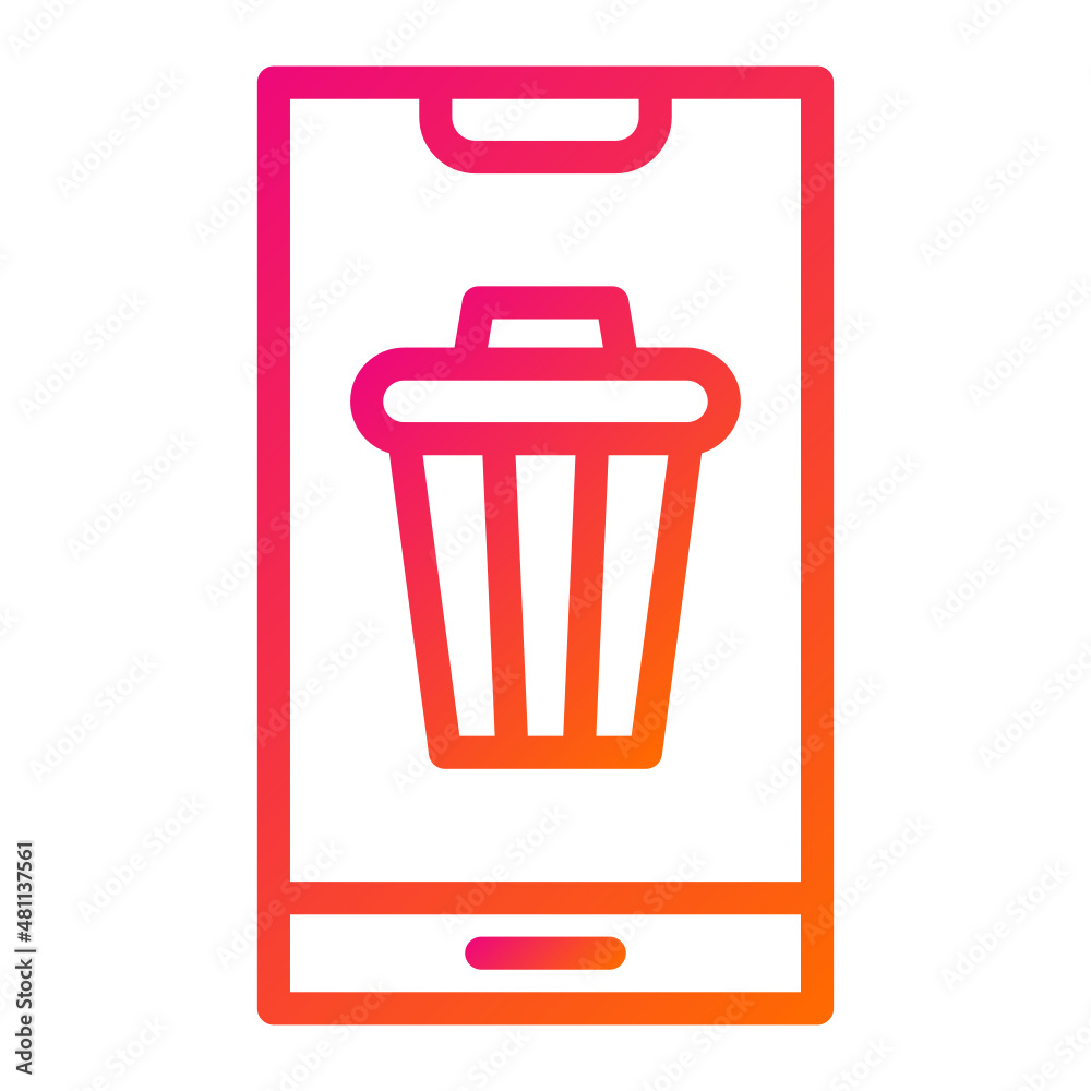 Bin Vector Icon Design Illustration Bin Vector Icon Design Illustration