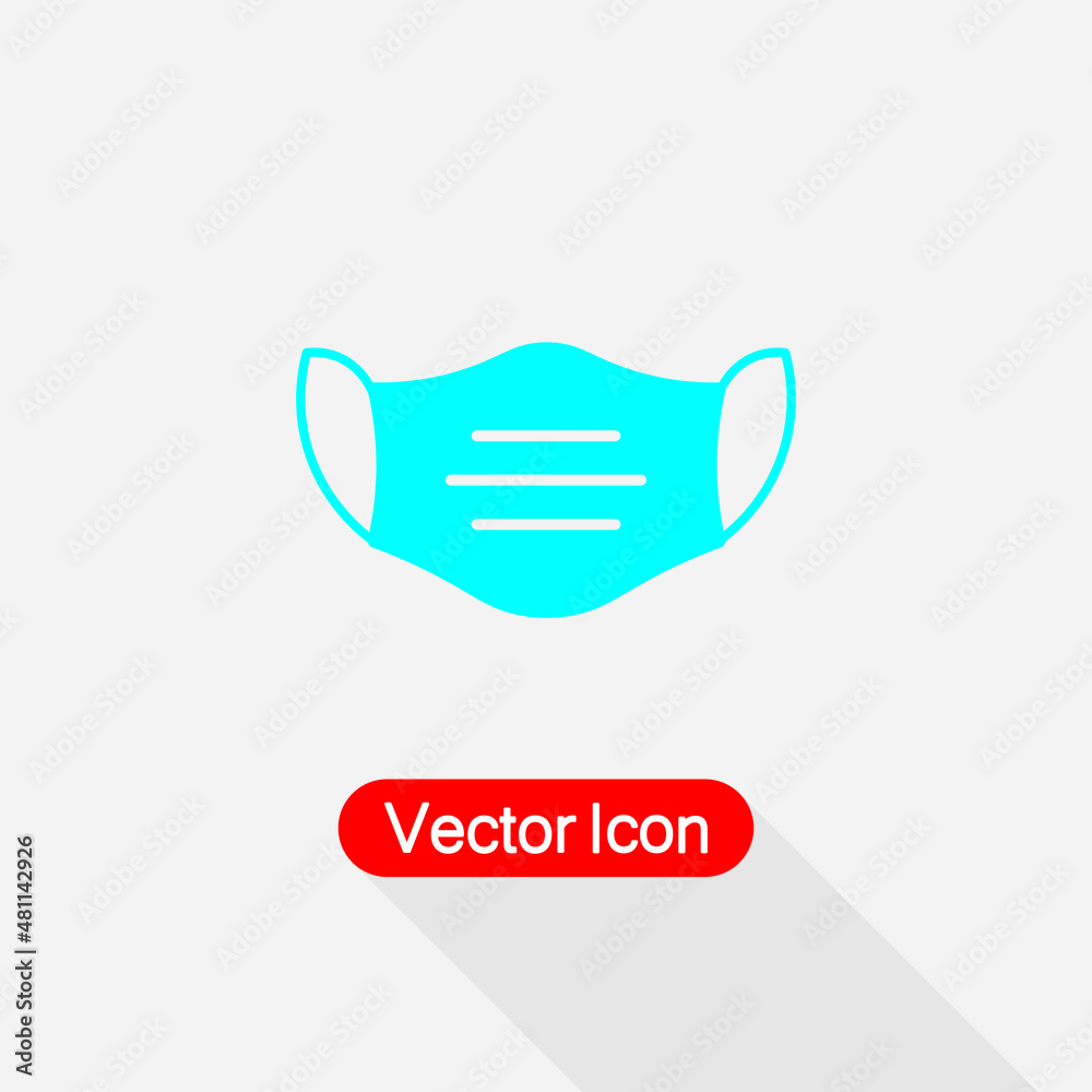 Dentist Mask Icon, Face Mask Icon, Mask Protection Virus Icon Vector Illstration Eps10 Dentist Mask Icon, Face Mask Icon, Mask Protection Virus Icon Vector Illstration Eps10