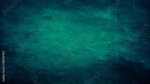 dark green abstract cement concrete wall texture background