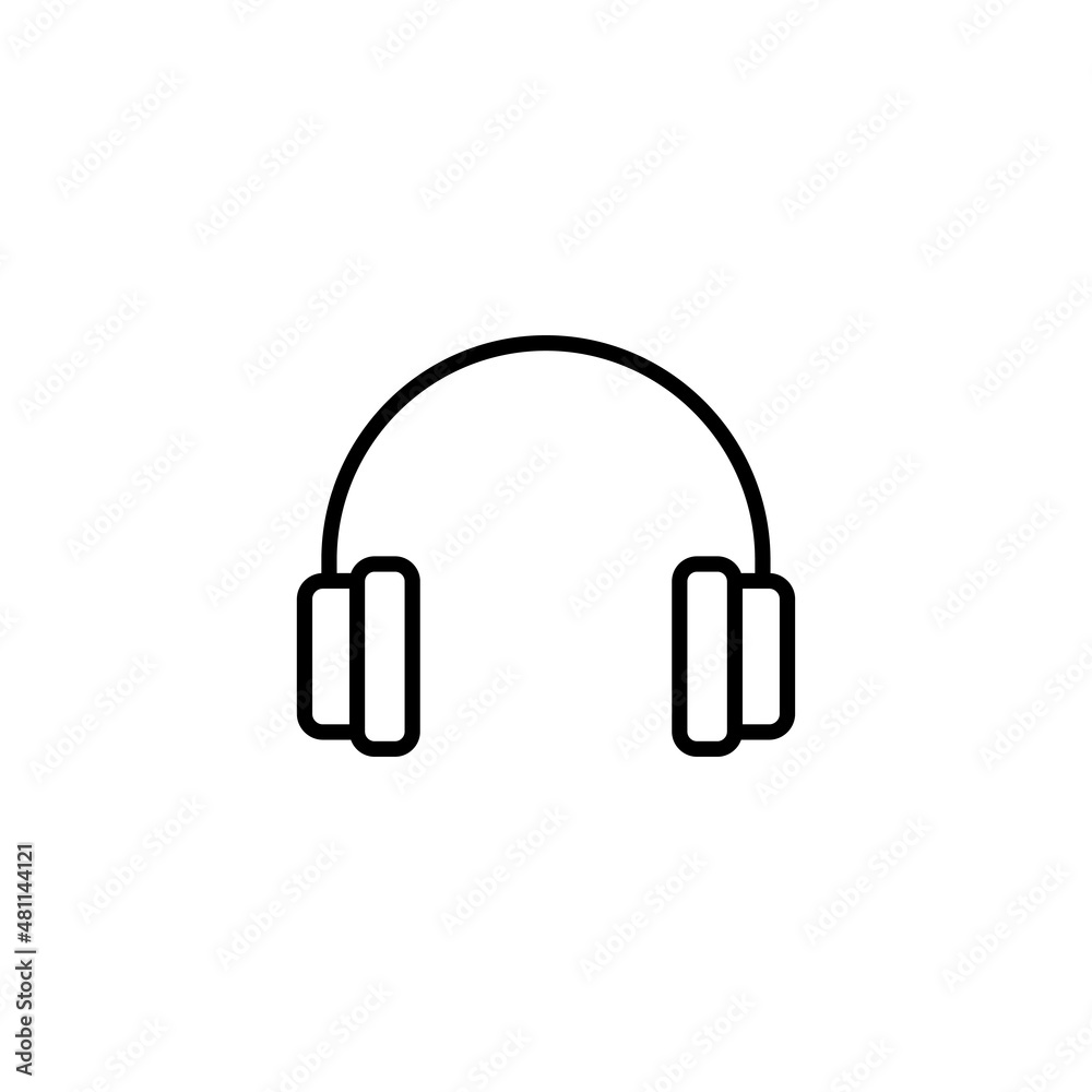 Headphone icon. Headset sign and symbol Headphone icon. Headset sign and symbol
