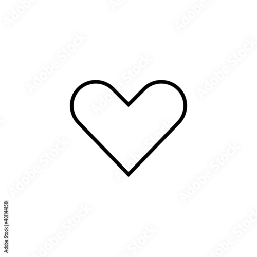 Love icon. Heart sign and symbol. Like icon vector.