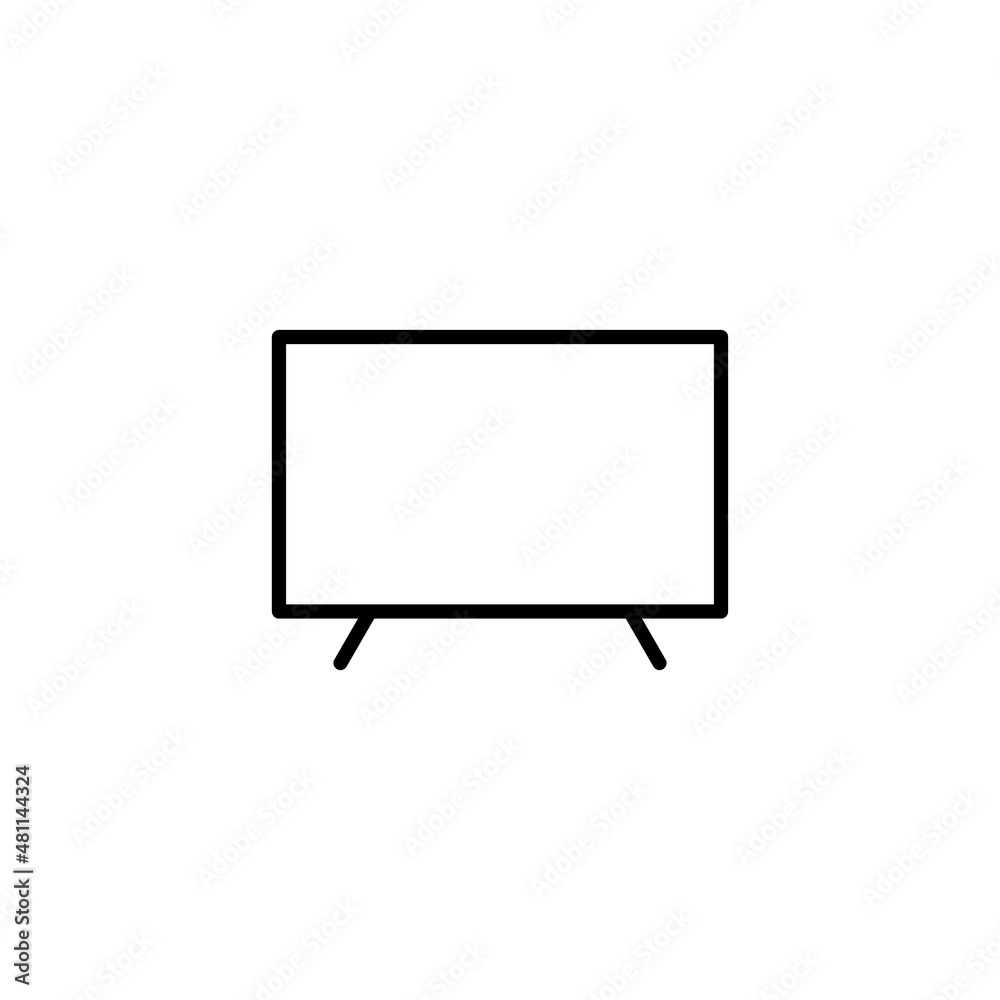 Tv icon. television sign and symbol Tv icon. television sign and symbol