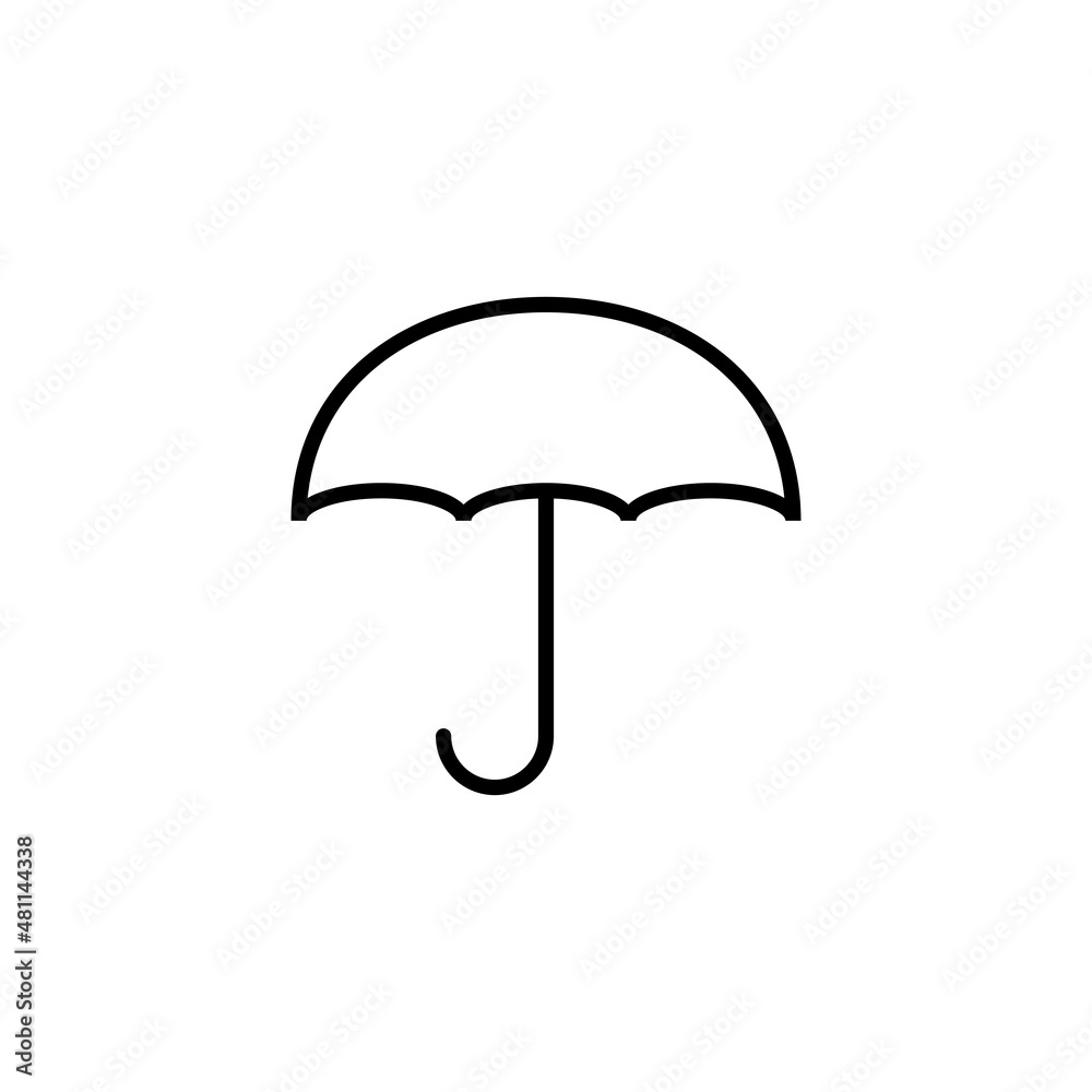 Umbrella icon. umbrella sign and symbol
