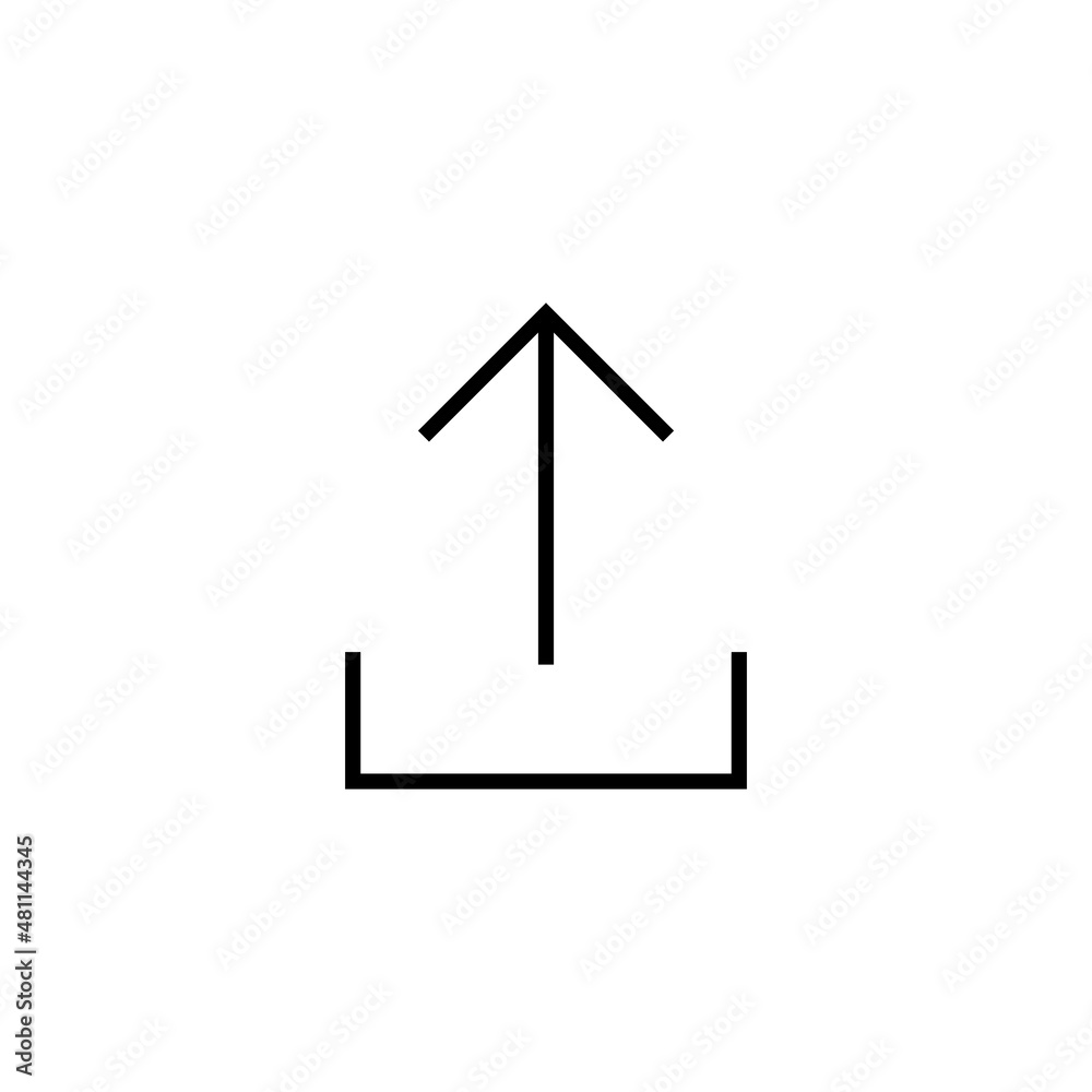 Upload icon. load data sign and symbol Upload icon. load data sign and symbol