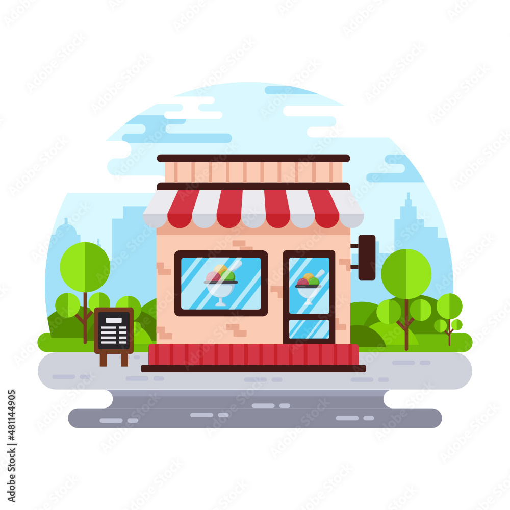 Fototapeta premium Dessert Shop