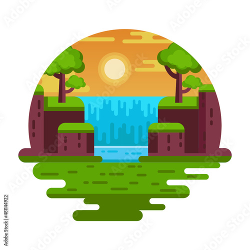 Waterfall Landscape