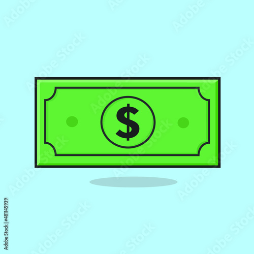 dollars vector, dollars full flst vector logo icon design illustration wallpaper