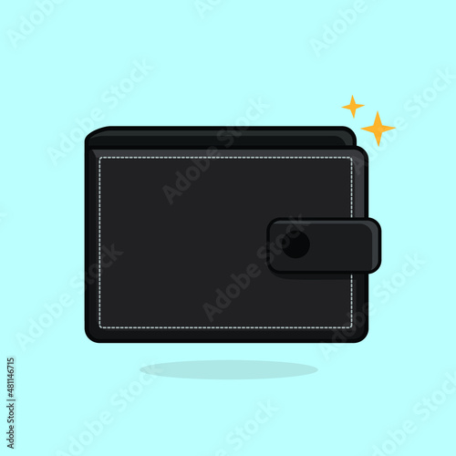 wallet flat vector logo icon design illustration wallpaper background