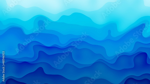 Abstract Colorful Liquid Waves Background. 