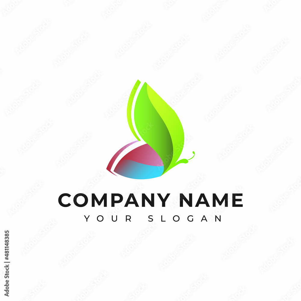 Butterfly logo vector design template Butterfly logo vector design template