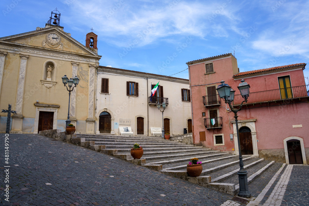 Macchiagodena, old village in the Isernia province, Molise