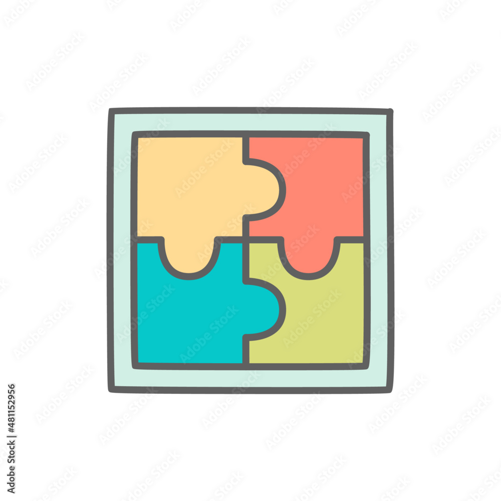 Contribution Icon in color icon, isolated on white background 