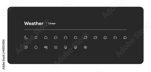 Weather icon - Linear