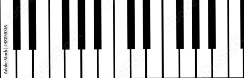 TWO OCTAVES, basic scale, keyboard. Musically, the piano, an acoustic stringed musical instrument. Refers to sound. ILLUSTRATION with reference to art. Notes, C, D, E, F, G, A, B. Solfege.