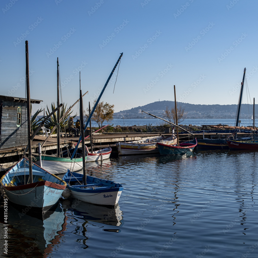 Fototapeta premium marseillan étang de thau 