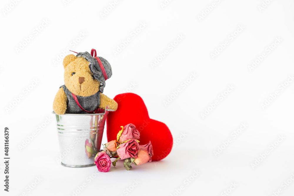 Valentines Teddy in a Tin Valentines Day Valentines Teddy Love