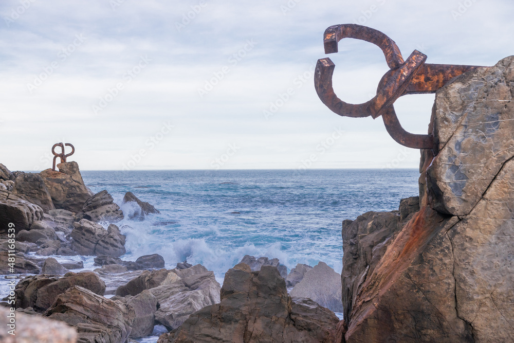 Fototapeta premium wind comb in San Sebastian - Donostia