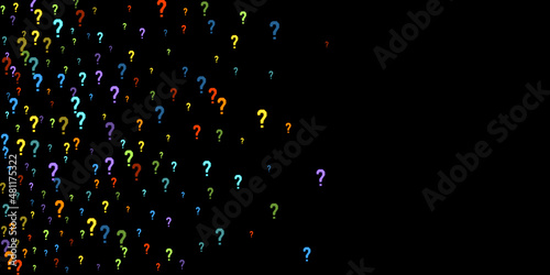 Question marks Quiz, doubt poll query public poll.