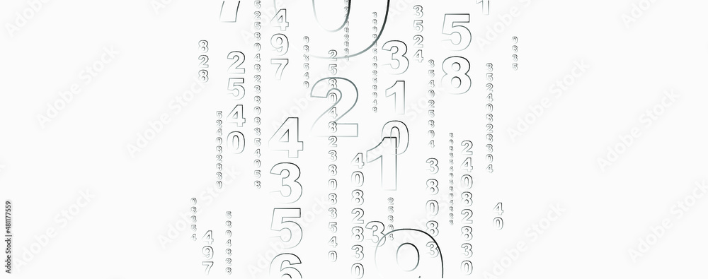 background with numbers in rhythmic dimensions. background with numbers in rhythmic dimensions.