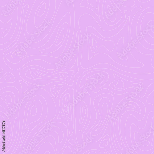 Seamless pattern, abstract organic lines, pink background. Colored textured abstract shapes. Vector illustration