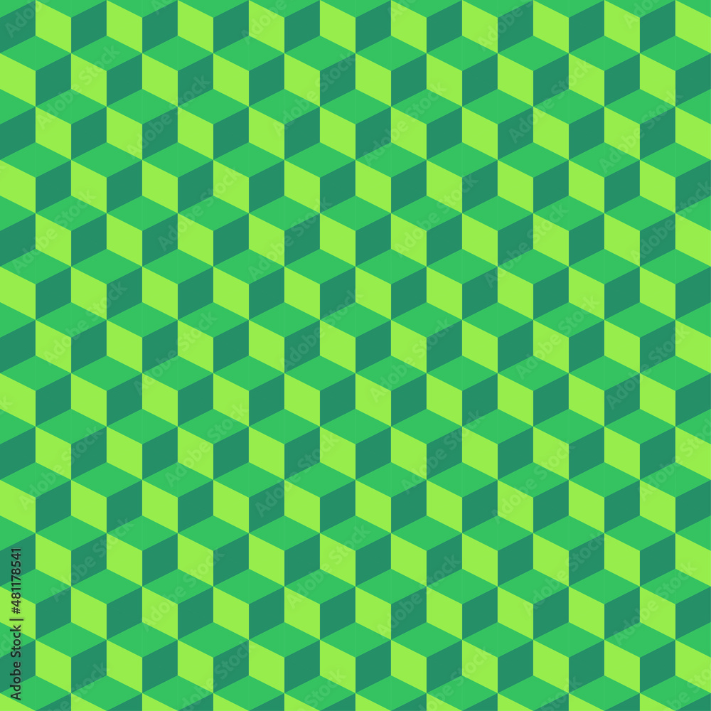 Geometric pattern green color. Seamless tile background Geometric pattern green color. Seamless tile background