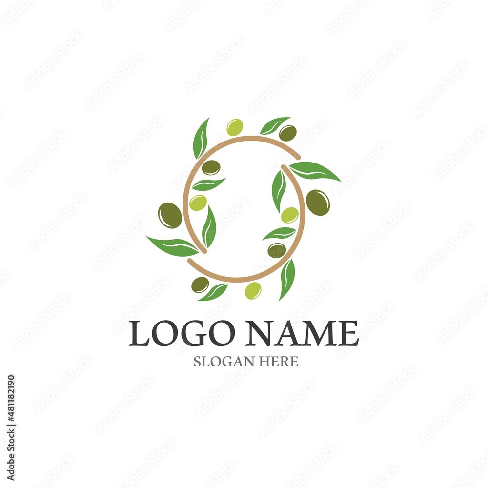 Obraz premium olive icon vector illustration design