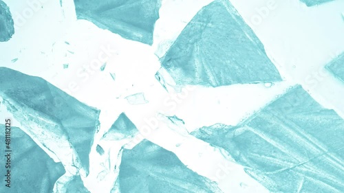 Wallpaper Mural Super Slow Motion Shot of Ice Breaking at 1000 fps. Torontodigital.ca