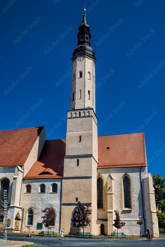 zittau, deutschland - klosterkirche mit glockenturm