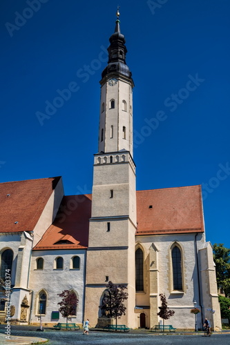 zittau, deutschland - klosterkirche mit glockenturm