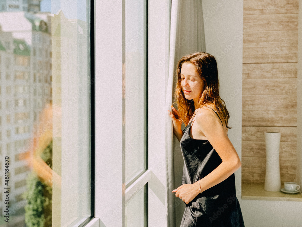 woman in a window woman in a window