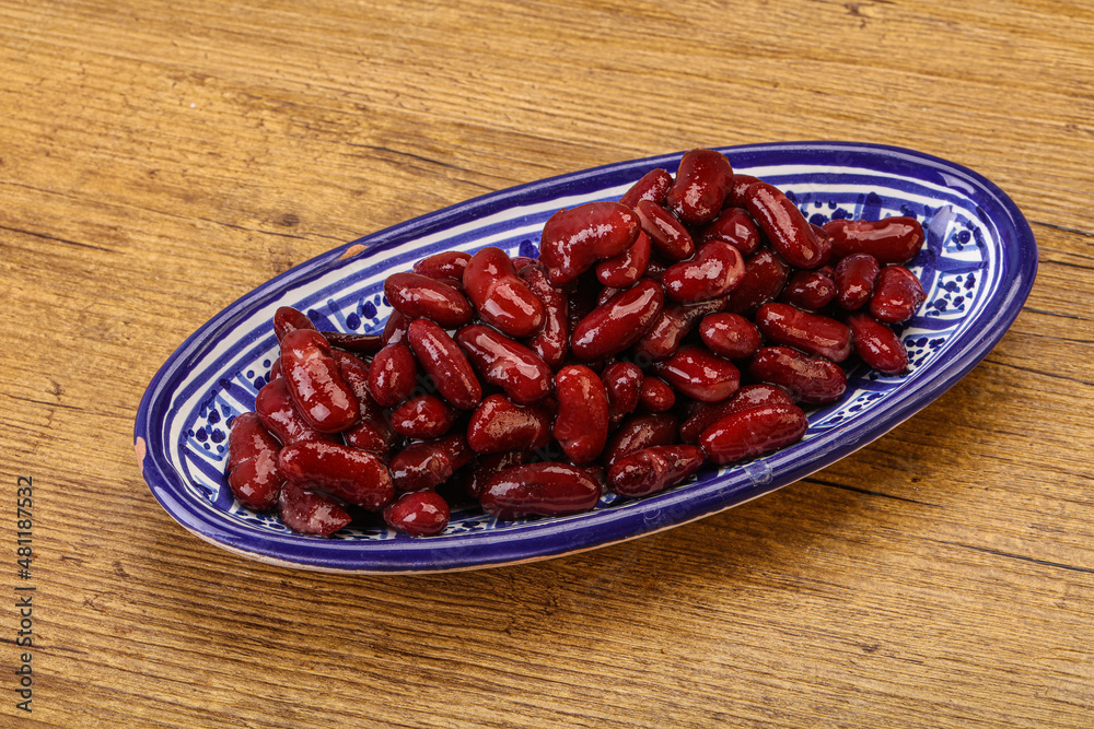 Canned red Kidney in the bowl Canned red Kidney in the bowl