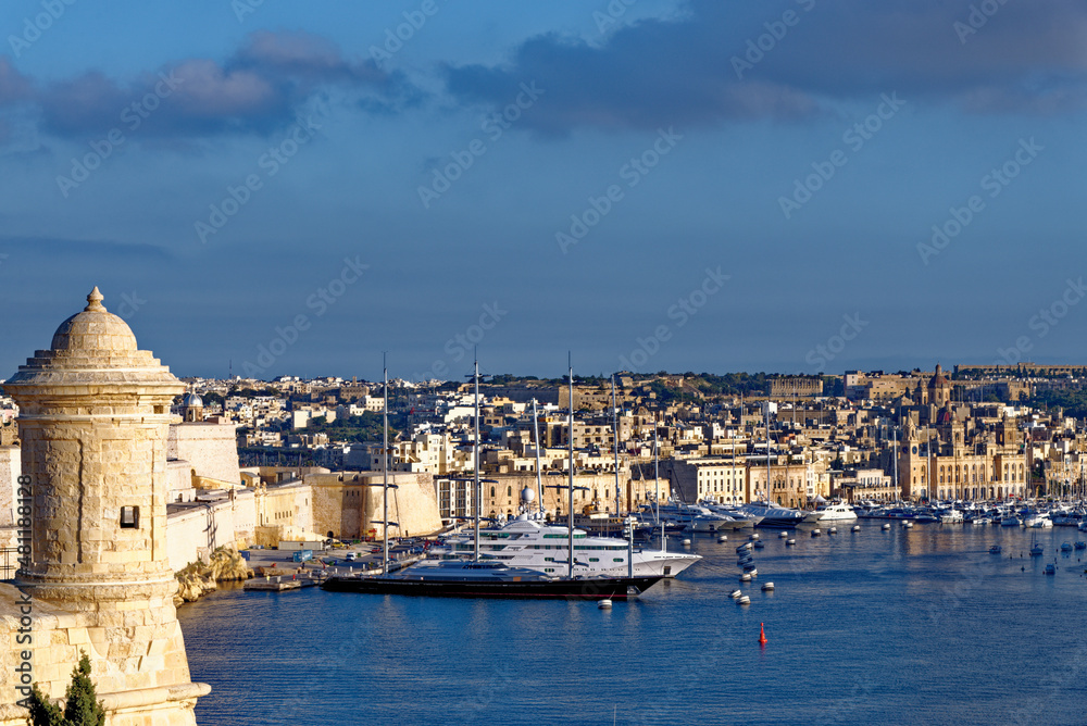 Fort bastion - Grand Harbour Valletta - Malta
