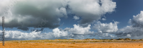 Dünen auf Rømø mit Wolkenhimmel