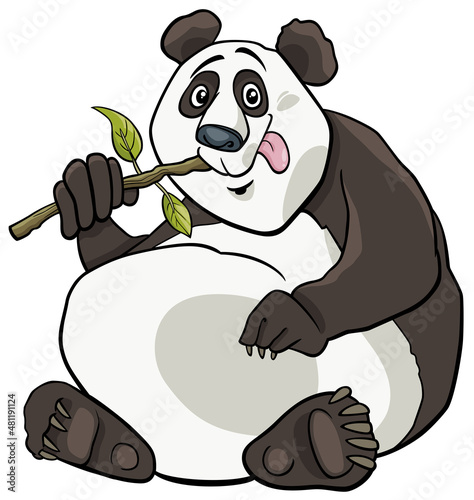 cartoon giant panda animal character