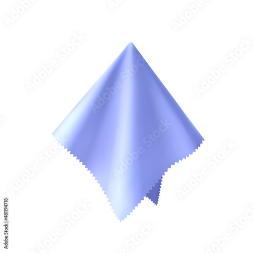 tissue cleaning wipe hand. home napkin. microfiber 3d realistic vector illustration