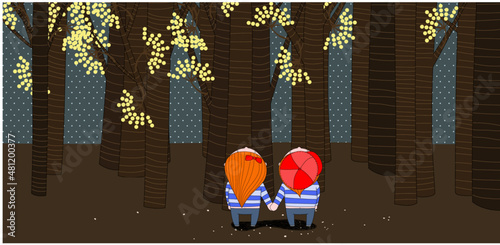 hansel e gretel persi nel bosco di mimose