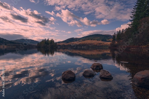 lake in the mountains