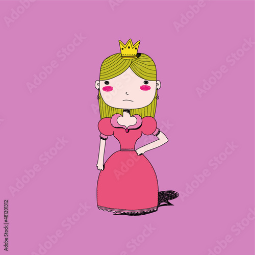 Principessa bionda perplessa