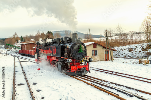 Fichtelbergbahn, Oberwiesenthal Cranzahl, Deutschland 