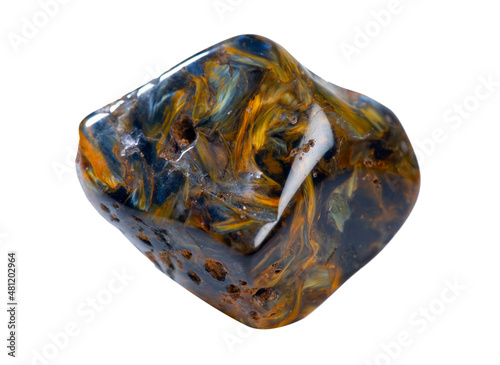 pietersite Series of semi-precious gemstones in uncut unpolished state