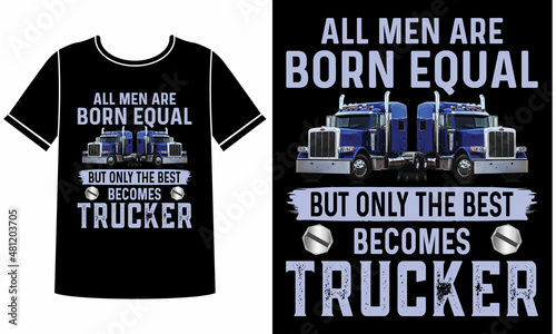 All men are born equal  t shirt design concept