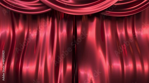 red curtain with spotlight with alpha 4K high quality (ID: 481203921)