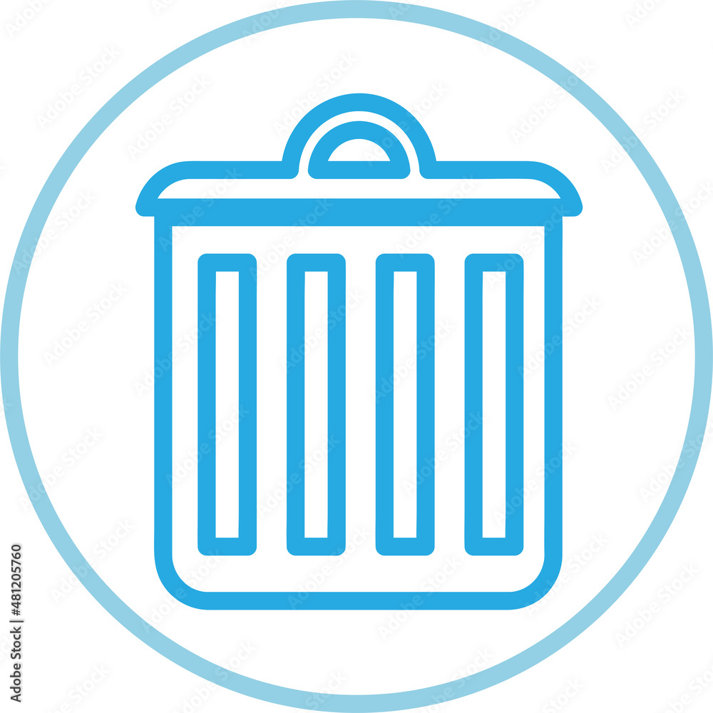 Trash can icon sign symbol design Trash can icon sign symbol design