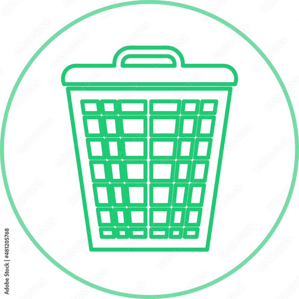 Trash can icon sign symbol design Trash can icon sign symbol design