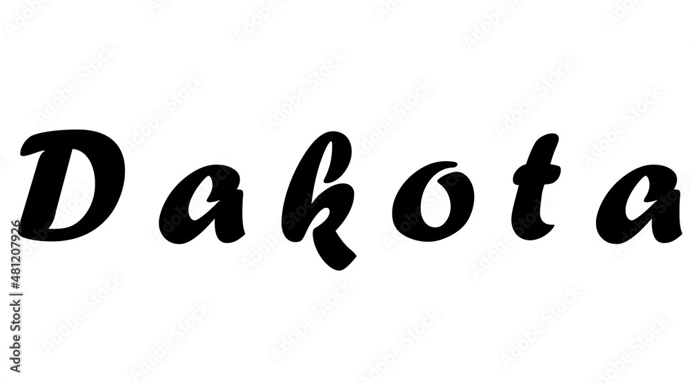 Simple text name design on white Simple text name design on white