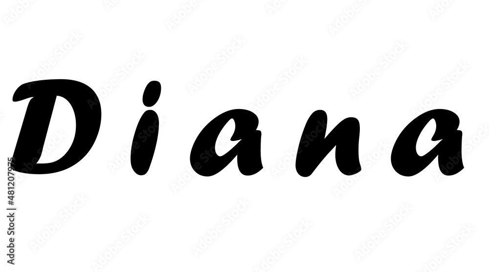 Simple text name design on white Simple text name design on white
