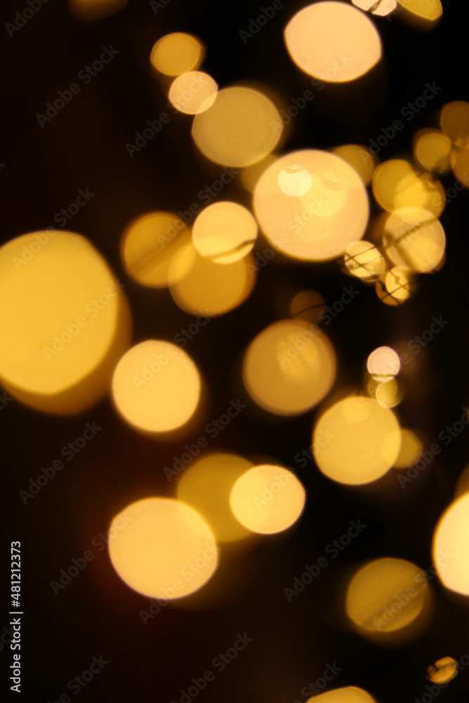 Fototapeta premium golden light bokeh background