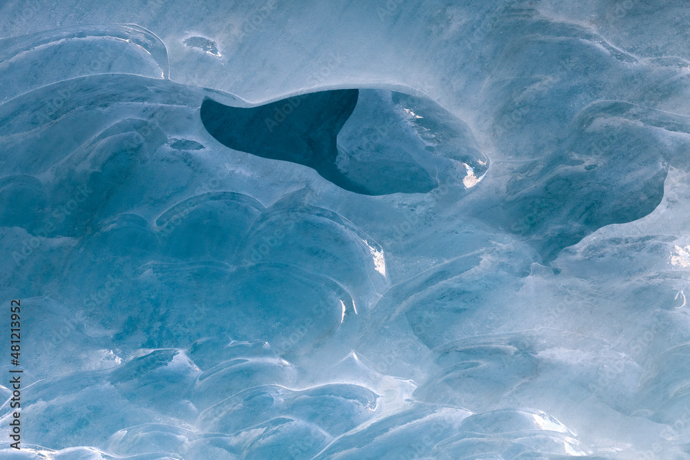 Fototapeta premium A l'intérieur du glacier